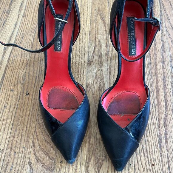 Charles Jourdan Black Heels - Picture 1 of 5